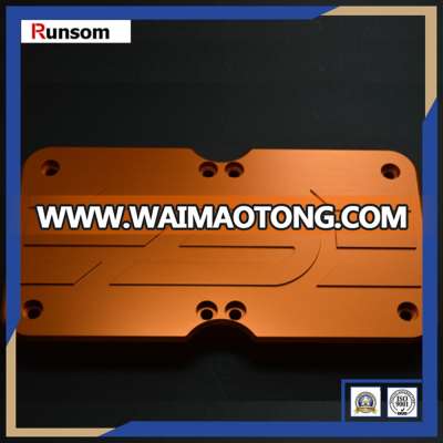 CNC Milling Parts Orange Anodized Aluminum